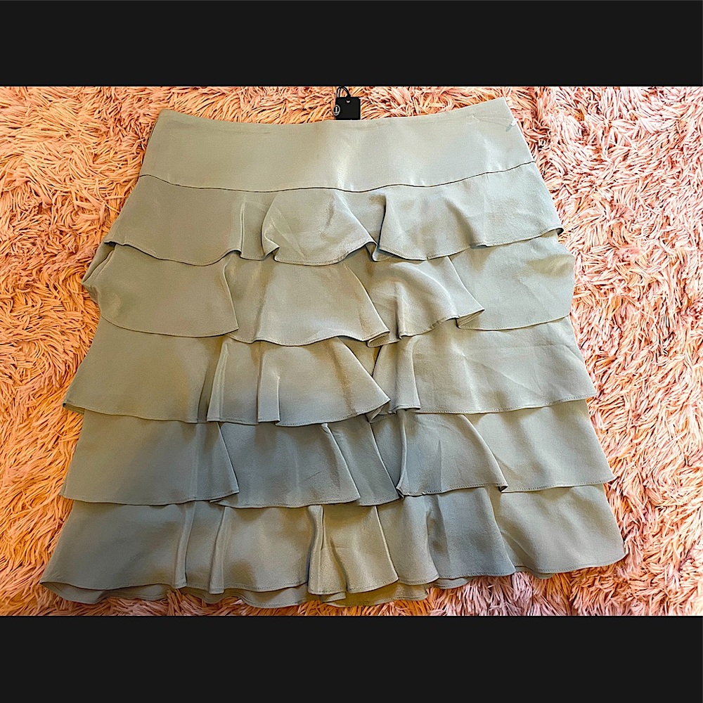 Talbots ruffle skirt